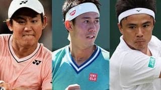  錦織は3番手、日本勢世界ランク 