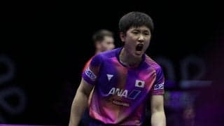 張本智和 18歳のフランス王者に敗れる。2大会連続の優勝ならず【卓球 WTTチュニス】