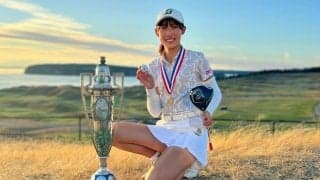 馬場咲希「アメリカから帰りたくない（笑）」　日本勢37年ぶり全米女子アマVに喜び語る【会見一問一答】