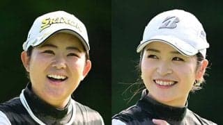 双子コーデで同組だった女子ゴルファー2人に困惑の声「あれ？どっちが打ったんだ？」