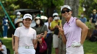 渋野日向子＆暉璃子はペア戦15位　初の姉妹タッグに姉「悔しい結果」、妹「いい経験」