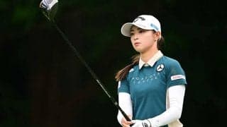 女子ゴルフ柏原明日架が驚きのチップイン　吸い込まれる瞬間に「まさか…」とJLPGA注目