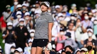 原英莉花、V逸で大粒の涙「悔しい。優勝したい」　痛恨ダボで2打差守れず失速7位