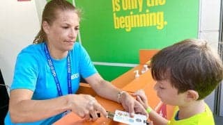 テニス人口世界一、アメリカ協会が行う会場内での地道なジュニアへの啓蒙活動[USオープン]