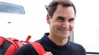 フェデラーがロンドンに到着