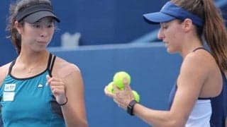 柴原瑛菜ペア 東レPPO初戦敗退