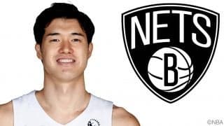 渡邊雄太がネッツのメディアデーで会見に登場