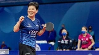 世界卓球、59歳女子が波乱演出　30歳年下→33歳年下を連続で撃破、世界4位韓国が敗北