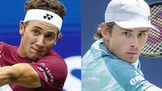  ルードら 楽天OP会場で練習 