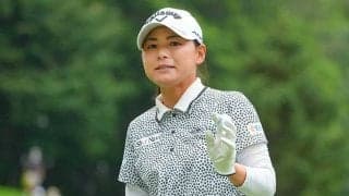 横峯さくら、ショット見直し暫定2位発進　意識したのは「出産でなくなった腹筋」