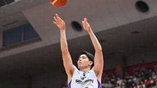 サンロッカーズ渋谷の井上宗一郎、“元NBA3人”の環境で日々成長「勉強になることが多い」