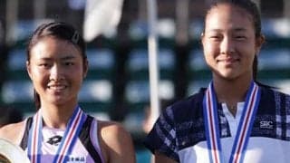  齋藤咲良 スーパーJr単複制覇 