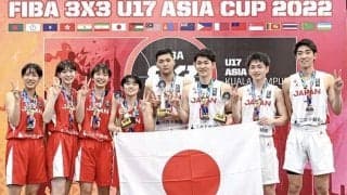 「FIBA 3x3 U17アジア杯2022」で日本が男女ともに優勝…小川瑛次郎と鈴木花音がMVPに