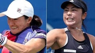  青山/穂積ペア 完勝で初戦突破 