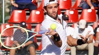 ベレッティーニ 逆転勝ちで決勝へ