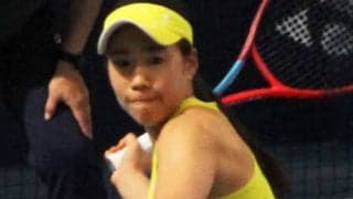  日比野菜緒 逆転で初戦敗退 