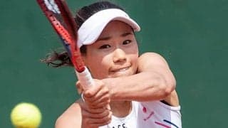  日比野ペア 55分で初戦突破 