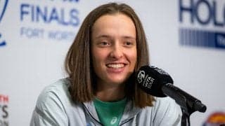 女王シフィオンテク、ツアー最終戦で準決勝敗退も「この瞬間を待っていた」とシーズン終了に安堵。来季へ「リラックスする」