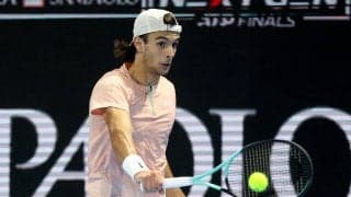ムゼッティ、21歳以下ツアー最終戦の初戦で快勝「良いスタートを切れた」[Next Gen ATPファイナルズ]