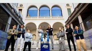  ATPファイナルズ 出場選手集合 