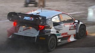 【WRC】ラリージャパン・デイ3、トヨタ勢首位陥落　ヌービルがトップで最終日へ