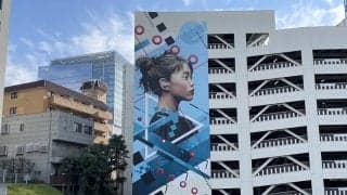 全長20m！アイナ・ジ・エンドがモデルの巨大ミューラル(壁画)が渋谷に描かれる