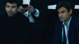 フェレールとピケ、デ杯を観戦