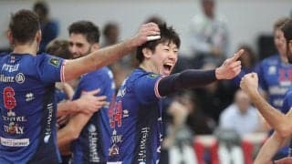 石川祐希のミラノは2位トレンティーノから勝ち星