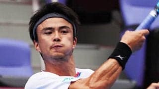  ダニエル太郎、添田豪と練習 