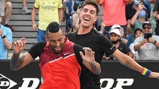 ダブルスファン投票1位に「感謝」