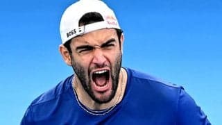 ベレッティーニ 初戦白星飾る