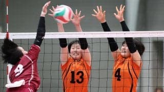 日本航空、女子も１６強　前回男子Ｖに刺激、エース渡辺が躍動　春高バレー