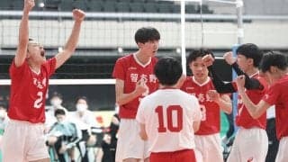 関東王者の習志野が開智にフルセットで勝利　６年ぶりの４強入りで準決勝は有観客も「美爆音」は禁止／春高バレー