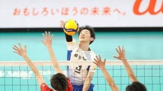 駿台学園が習志野にストレート勝ち　８日の男子決勝は駿台学園ｖｓ鎮西／春高バレー