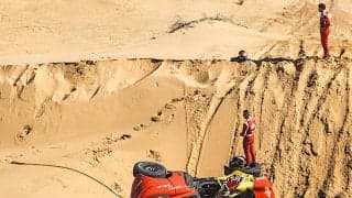 【ダカール・ラリー】6日目　ステージ5 でWRCの英雄セバスチャン・ローブが痛恨のクラッシュ　トヨタはステージ優勝