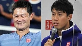 国枝 錦織ら豪華メンバーと写真