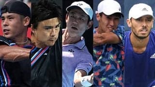 西岡やダニエルら デ杯へ調整