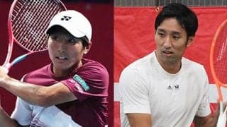  野口、内山が本戦1回戦敗退 