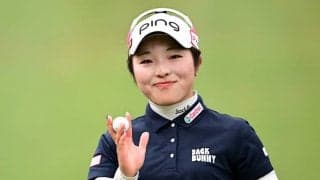 【女子ゴルフ】明治安田生命レディス初日、「怖いなと回っていた」佐久間朱莉がレコード・タイの9アンダーで暫定首位