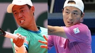 錦織 股抜きショット披露