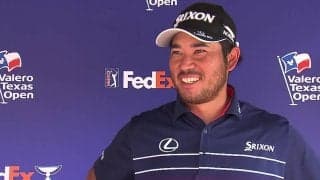 松山英樹は暫定34位「最後はパットが入ってくれたので良かった」