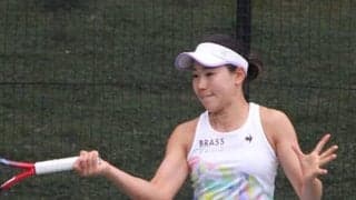 日比野菜緒、かしわOP4強