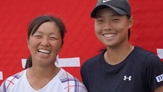 18歳 奥脇莉音ダブルスで初優勝