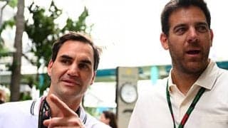 フェデラーとデルポが再会