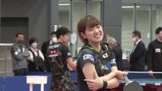 【世界卓球】笑顔満載！長﨑美柚＆木原美悠『Wみゆう』ペア初の世界卓球へ｜卓球日本代表公開練習 