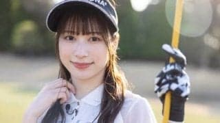 雪平莉左が「よし！」と可愛くガッツポーズ ロングホールで残り距離の測り方も学びパターで魅せた