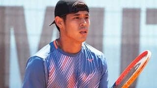 内田海智 全仏OP予選初戦敗退