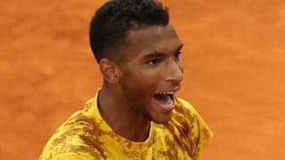 世界10位オジェ 2カ月ぶり白星