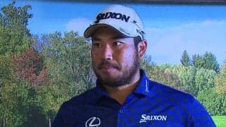 松山英樹「久々に良いショットも出てきた」　15番パー5ではイーグル奪取