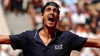 ルブレフに大逆転で全仏OP16強 